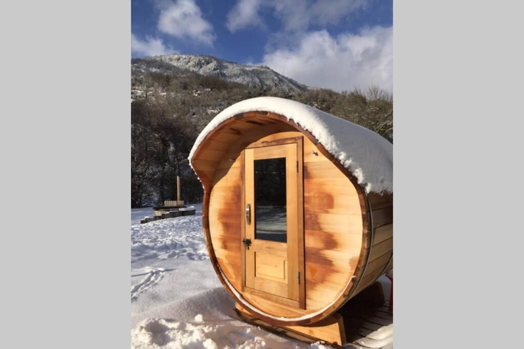 Chalet Le Fario, Bain Nordique Frechet-Aure Exterior foto